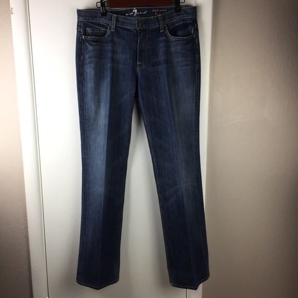 7 For All Mankind Denim - 7 For All Mankind High Waist Bootcut Jeans
